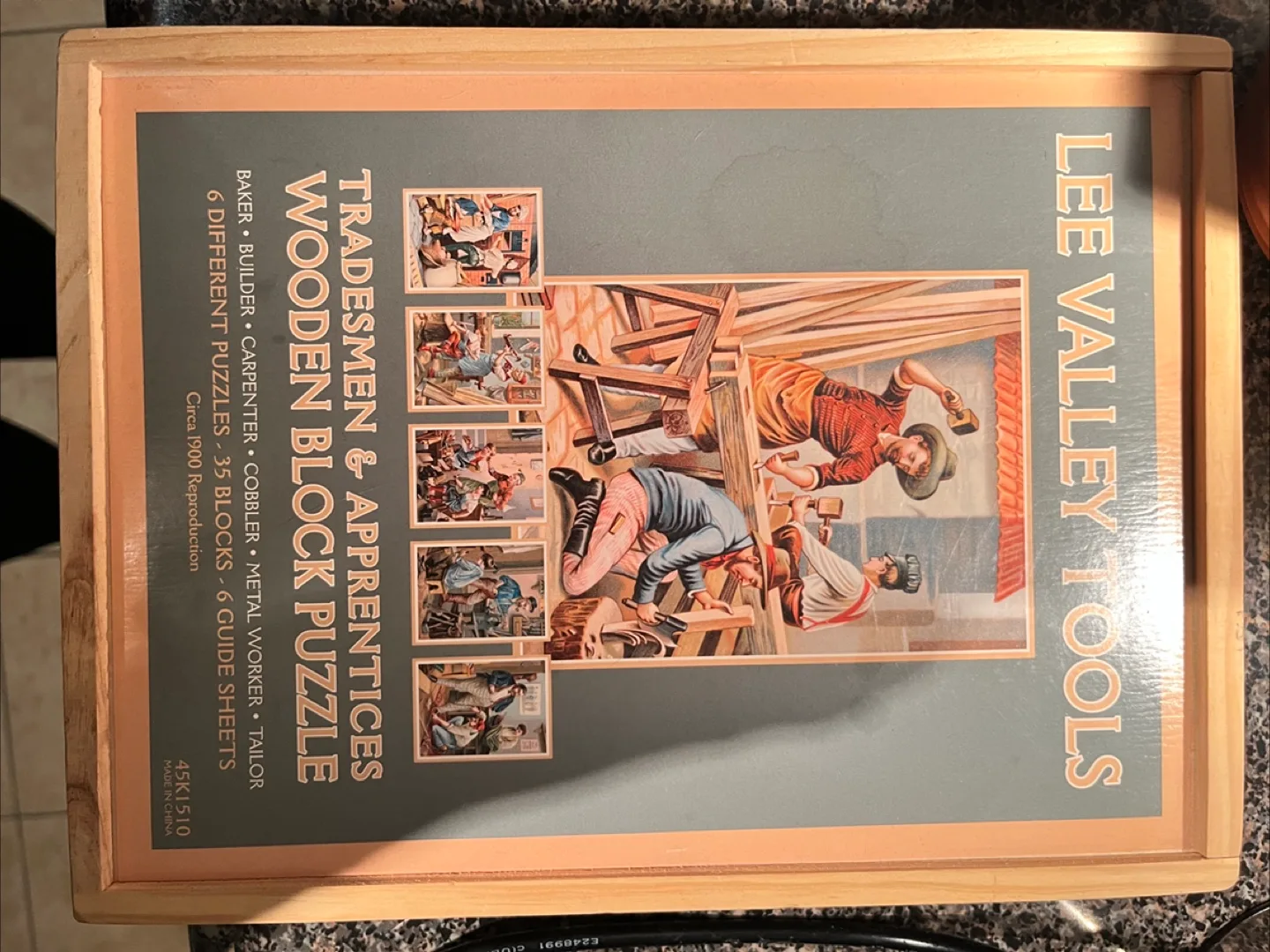 Lee Valley Tools Wooden Block Puzzle image indicator(2)