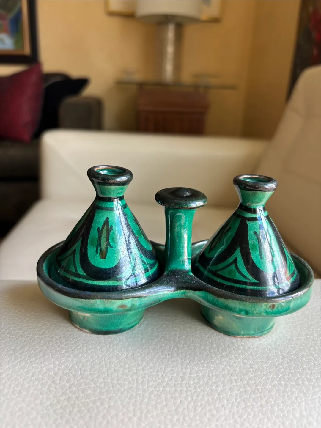 Vintage Moroccan Tagine Spice Set thumbnail