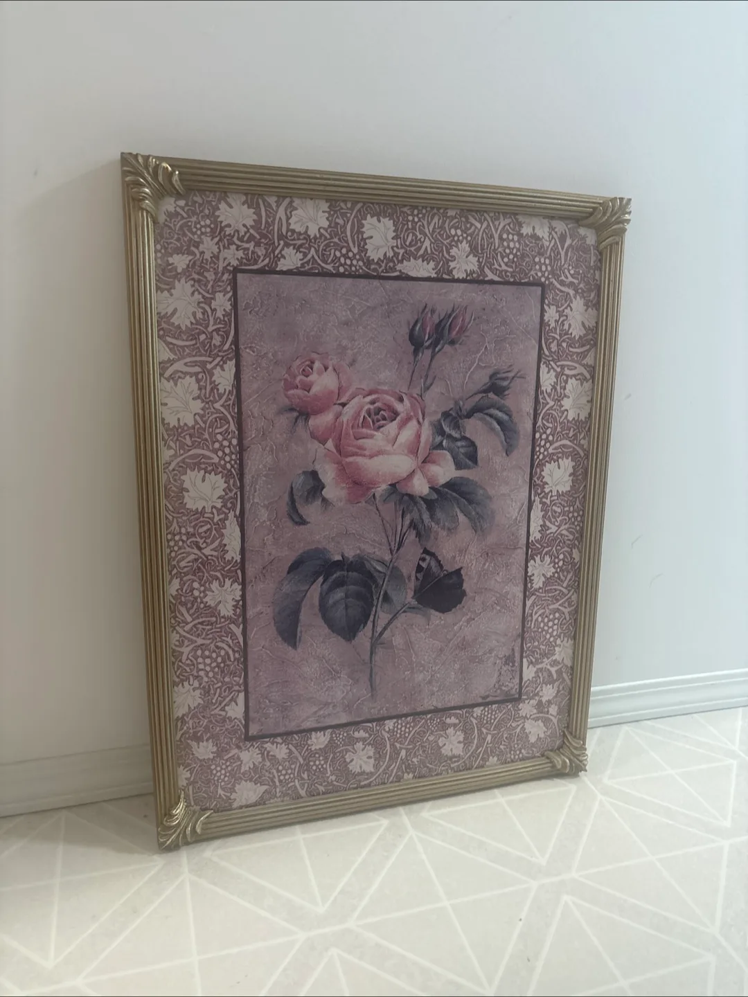 Framed Floral Print thumbnail