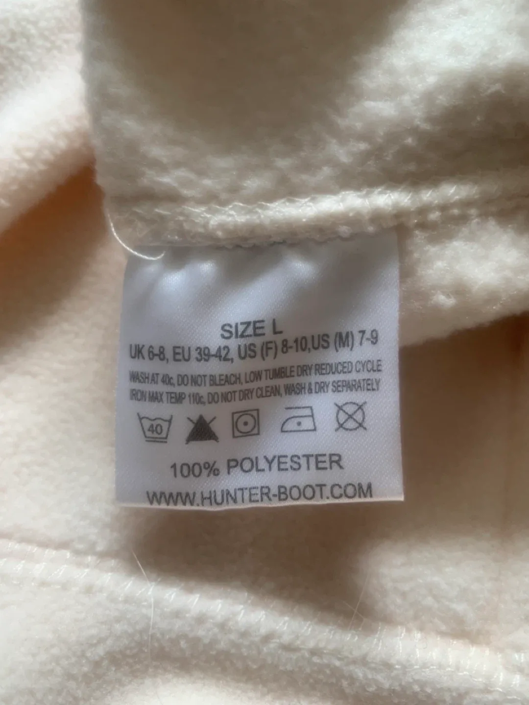 Hunter Boot Fleece Liners -women Size L NEW image indicator(2)