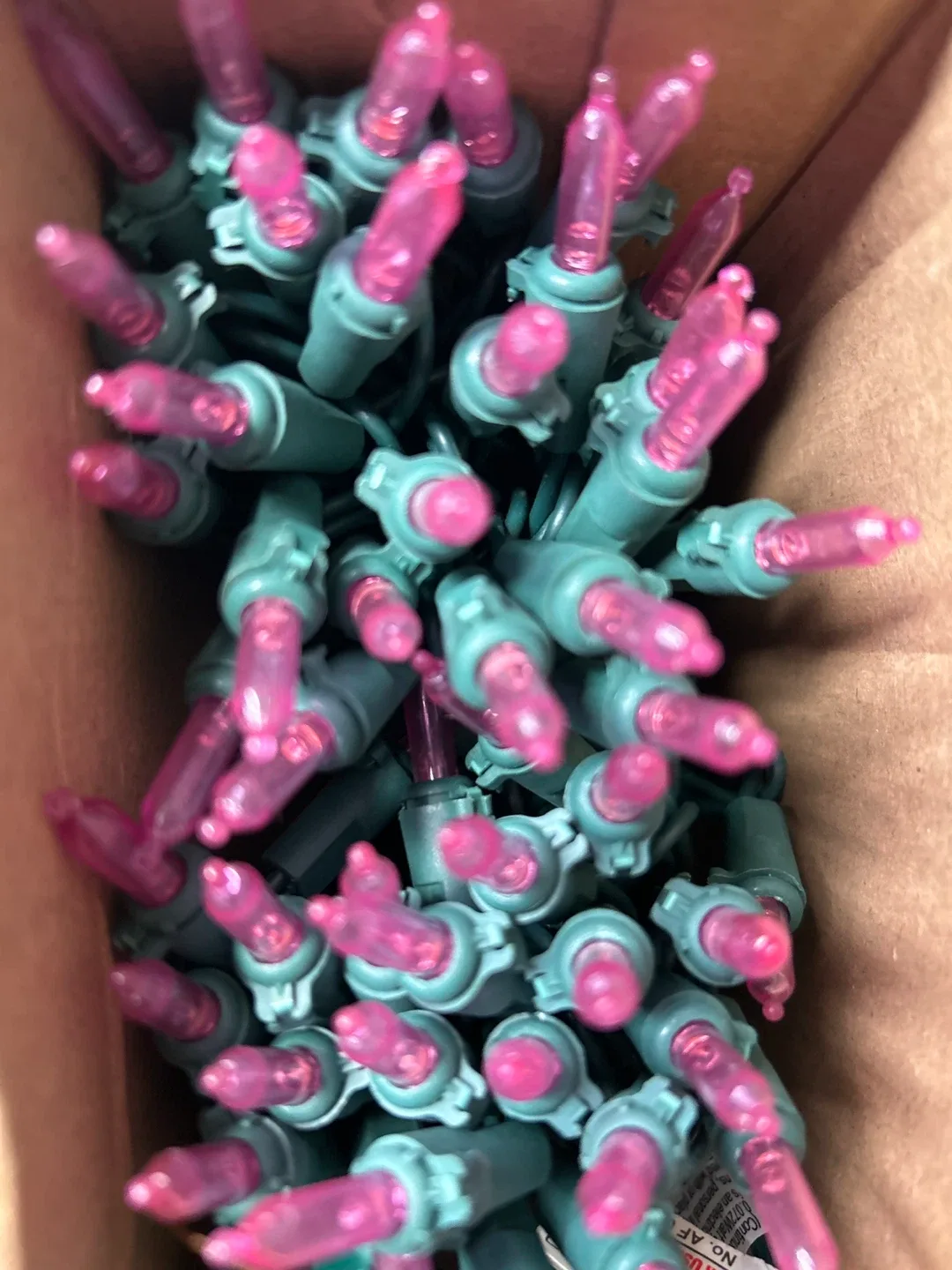 SILVOM 100 LED Mini Pink Lights - New image indicator(3)