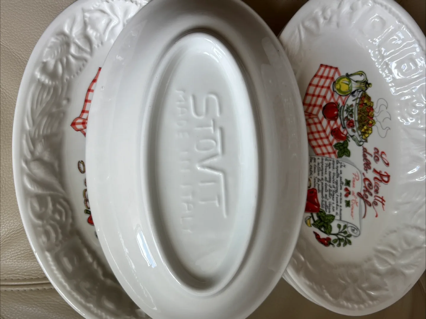 Platter and 6 dishes themed Ricette dello Chef Serving Dishes image indicator(4)