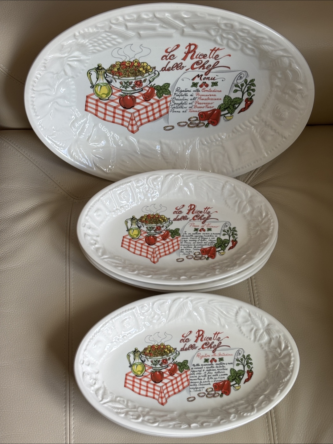 Large Platter + 6 Ricette dello Chef Dishes