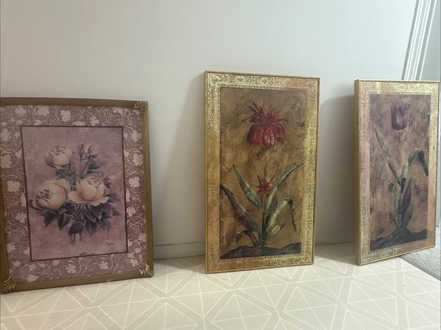 Set of 3 Framed Floral Prints thumbnail