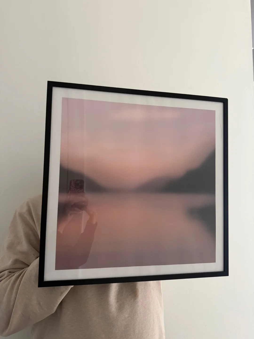 Wall art + frame 50x50 cm thumbnail