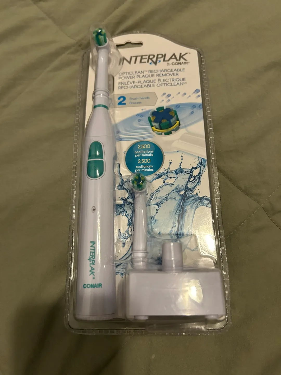 New Interplak Opticlean Rechargeable Toothbrush thumbnail