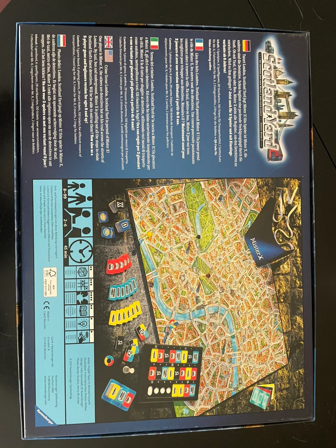 Scotland Yard Board Game by Ravensburger image indicator(3)