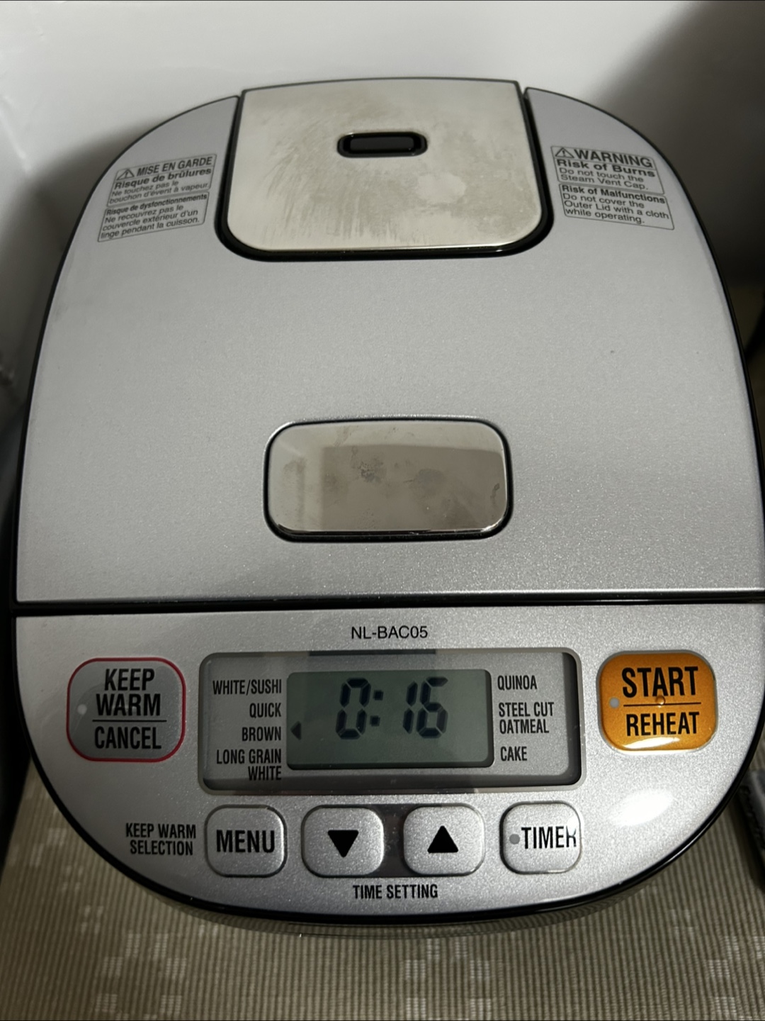 Zojirushi NL-BAC05 Rice Cooker