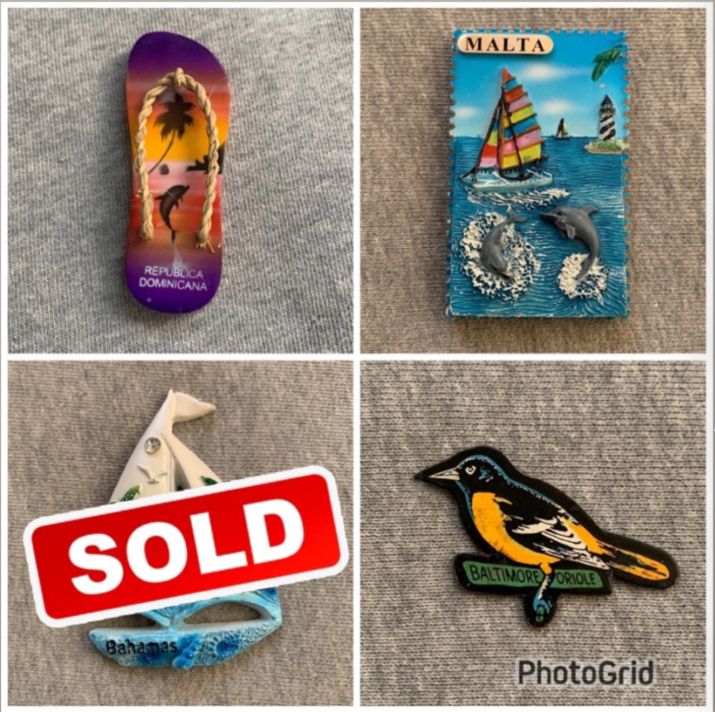 Various Travel Souvenir Magnets — $1 each