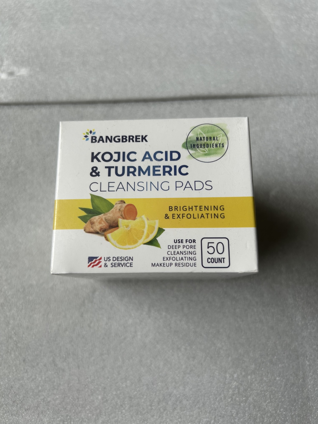 New Bangbrek Kojic Acid & Turmeric Cleansing Pads (50 count)