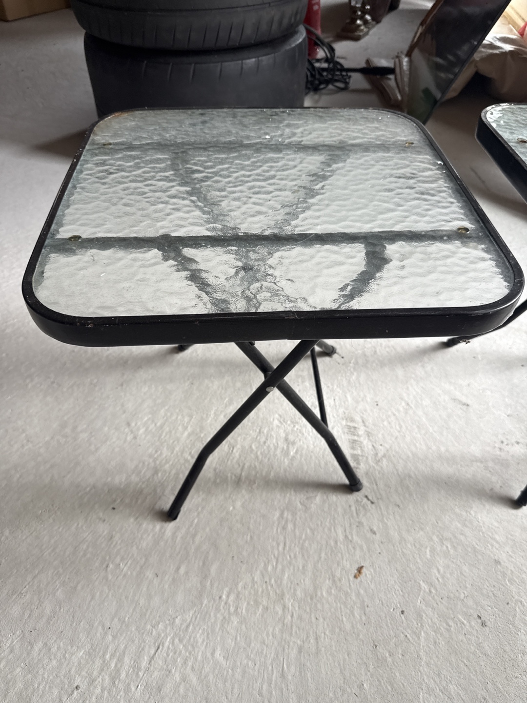 Glass Top Side Tables - Set of 2 - photo 2