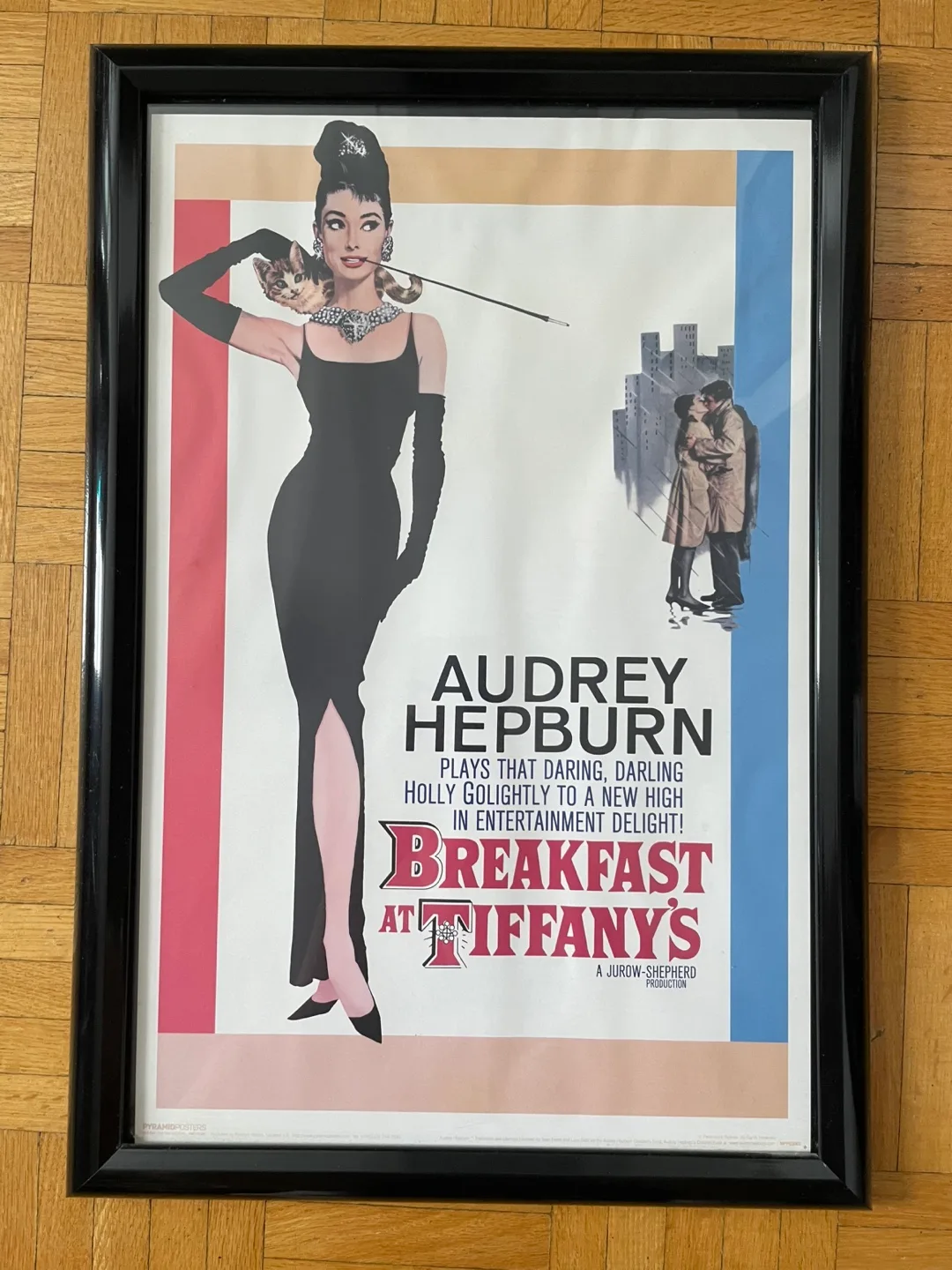 Framed Audrey Hepburn 'Breakfast at Tiffany's' Poster thumbnail
