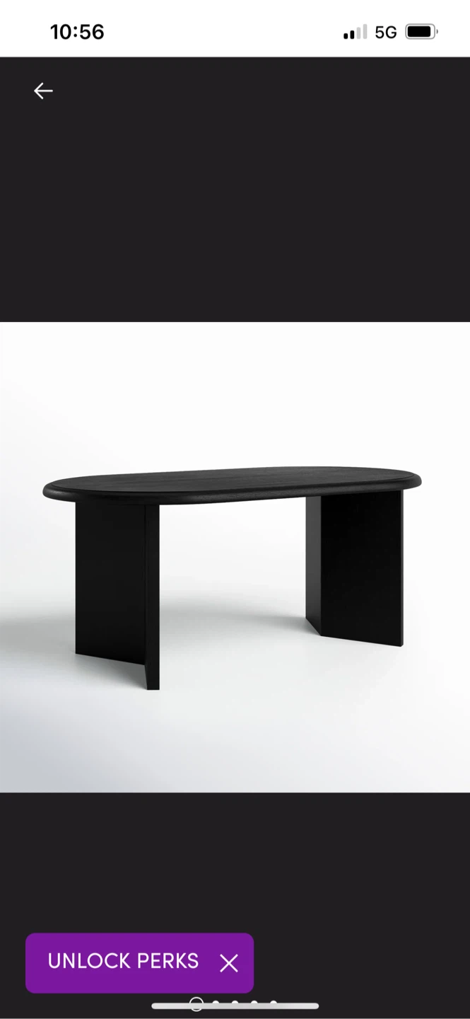 Matte Black 47 Coffee Table - photo 2