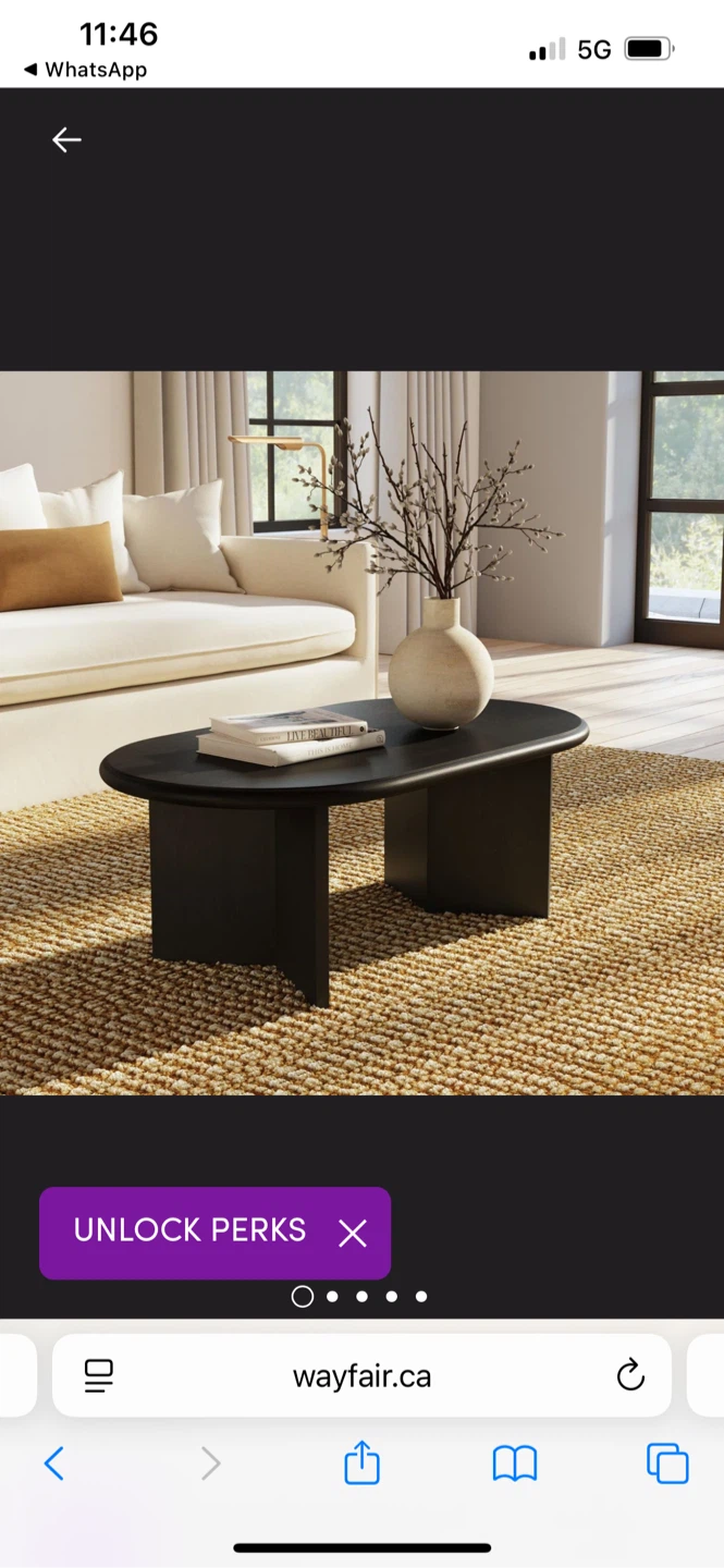 Matte Black 47 Coffee Table - photo 3