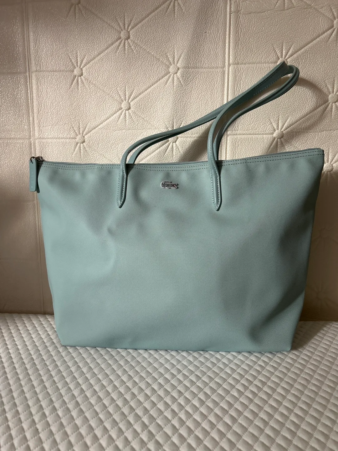 Lacoste Tote Bag - Light Green
