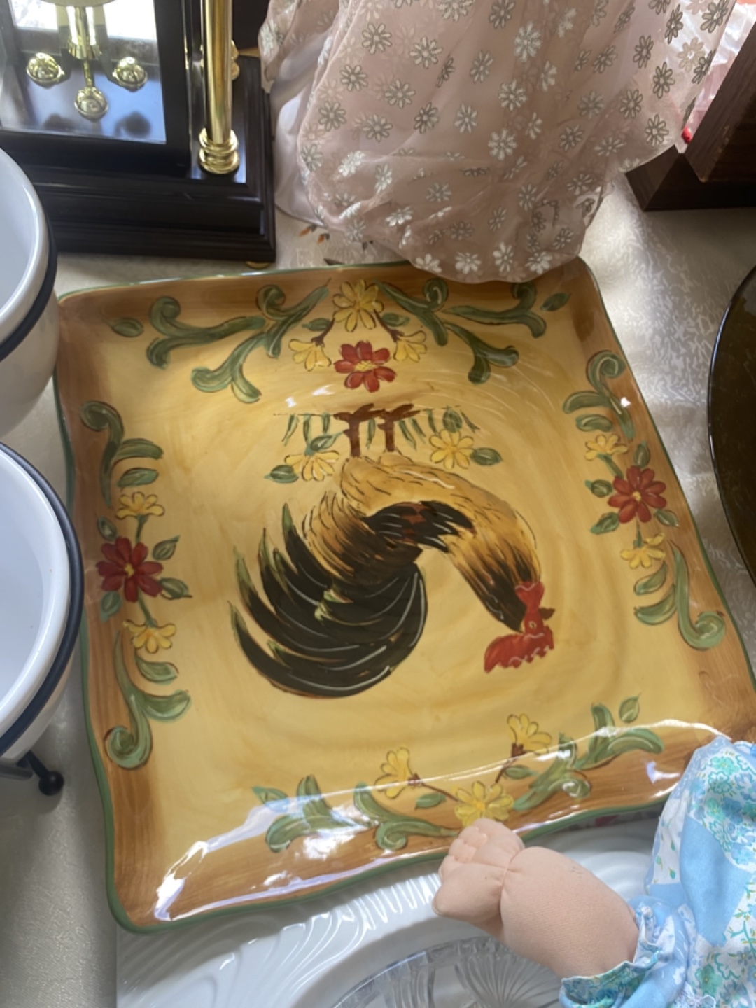 Rooster Decorative Plate