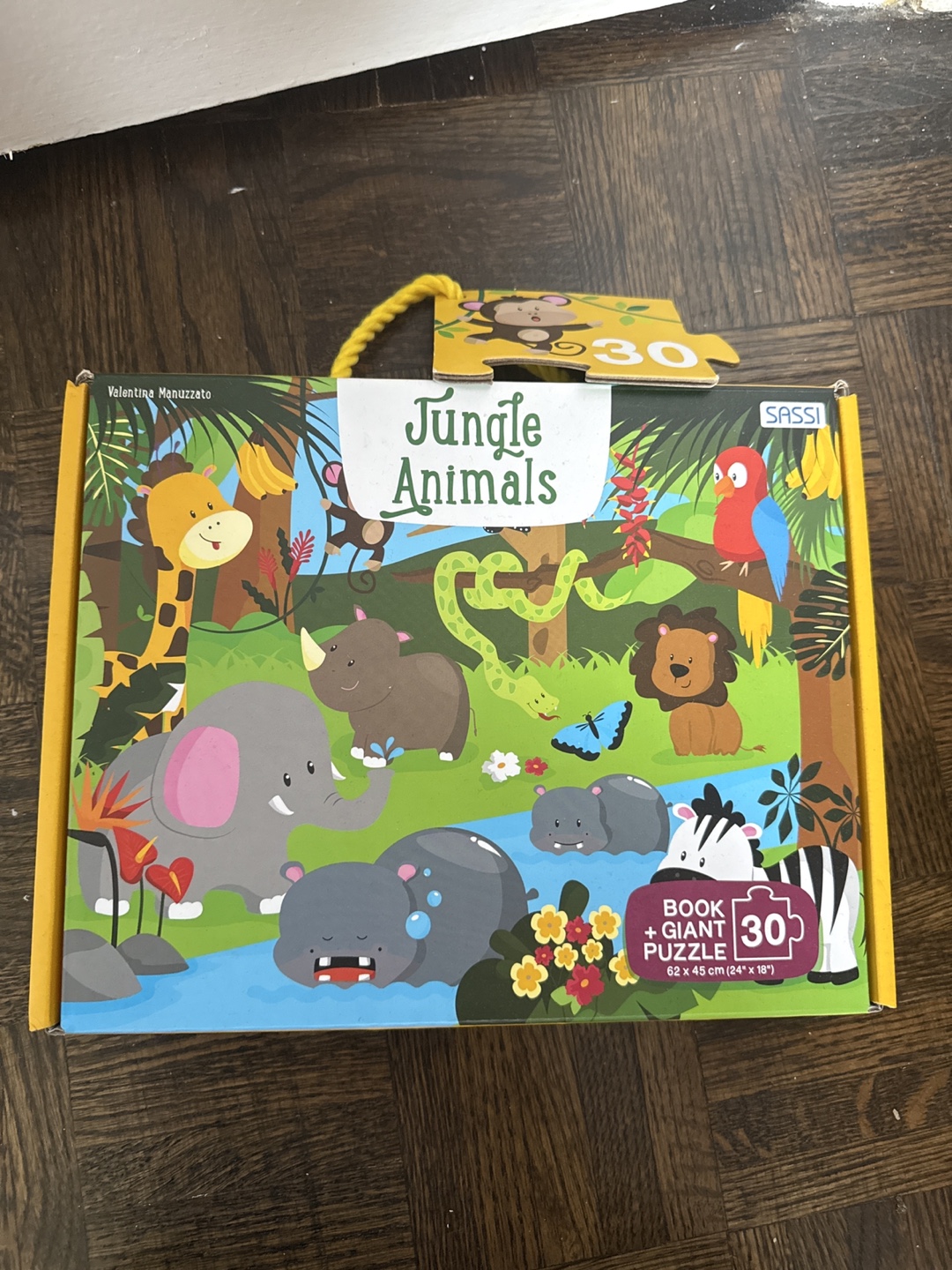 Sassi Junior Jungle Animals 30 Piece Puzzle