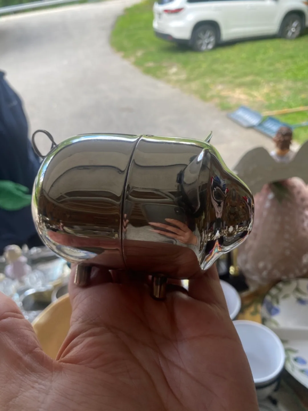 HOFS Silver Piggy Bank thumbnail