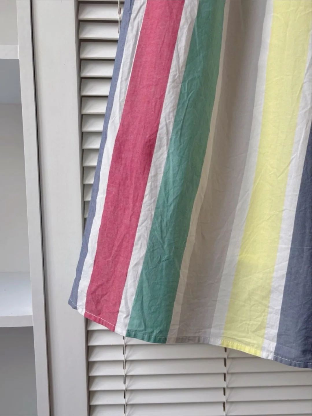 100% Cotton Stripe Midi Skirt image indicator(3)