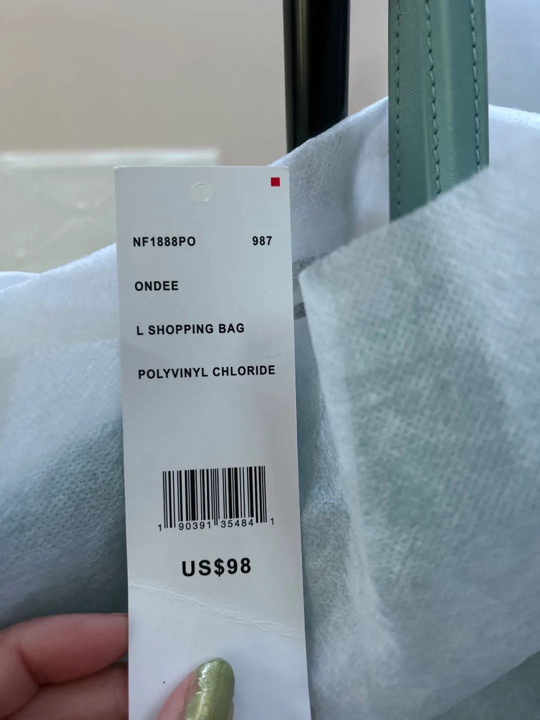 Lacoste Tote Bag - Light Green image indicator(8)