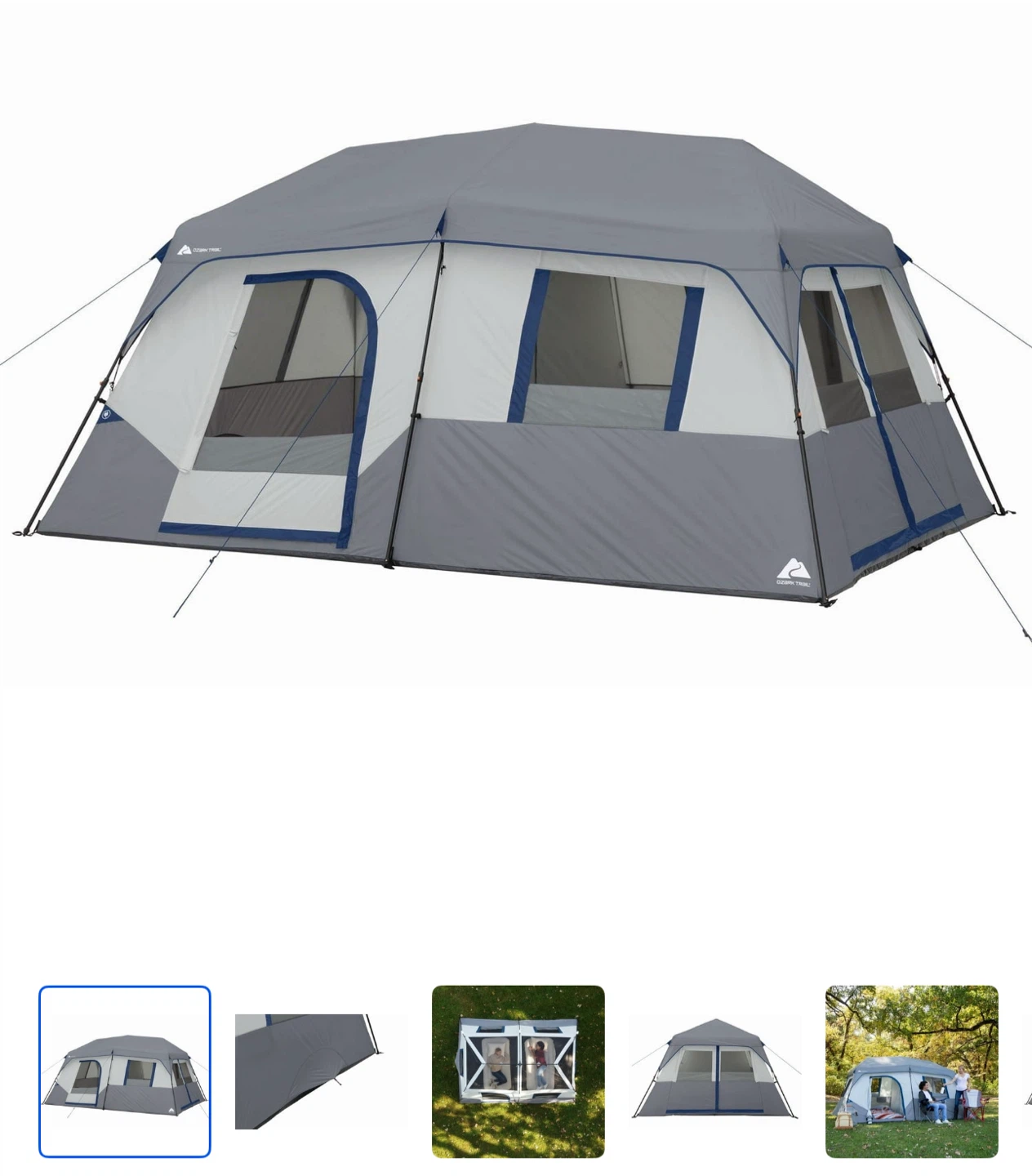 New 10 Person Instant Cabin Tent Instan