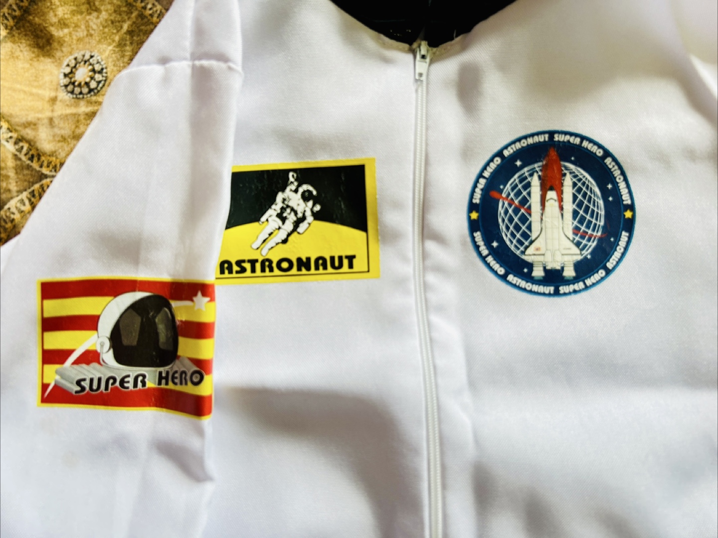 Kids Astronaut Costume with Fabric Helmet - photo 4