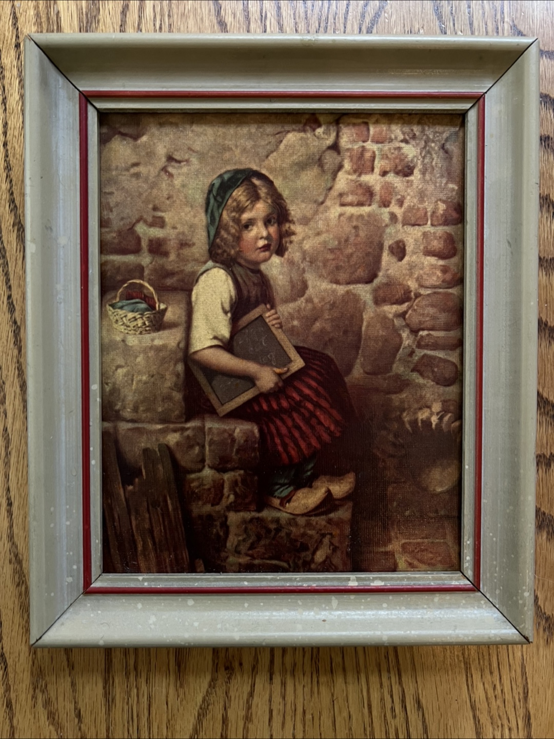 Vintage Framed Gretel Art Print by German Artist🥕