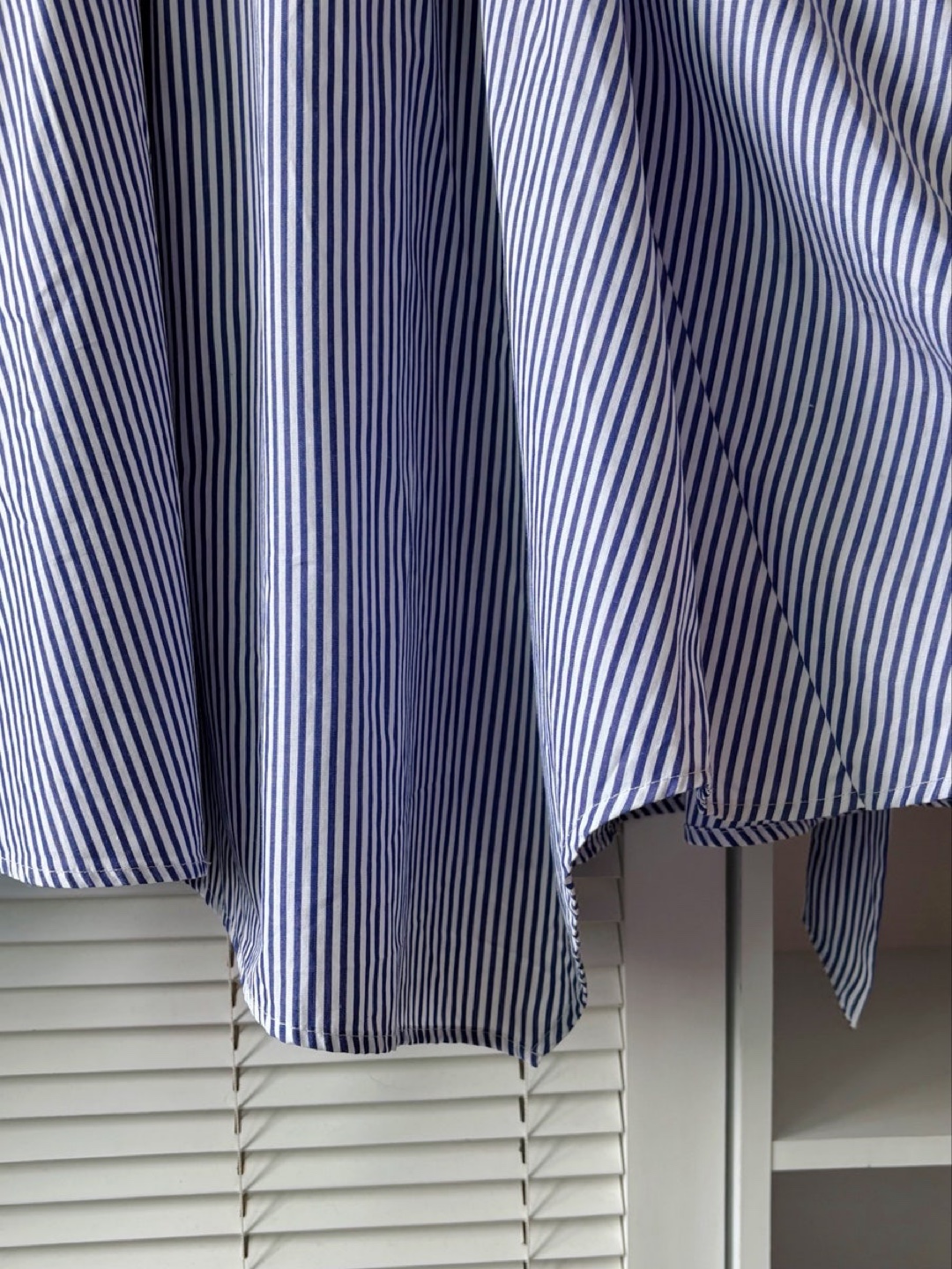 Vintage Stripe Midi Skirt with Belt & Lining - photo 4