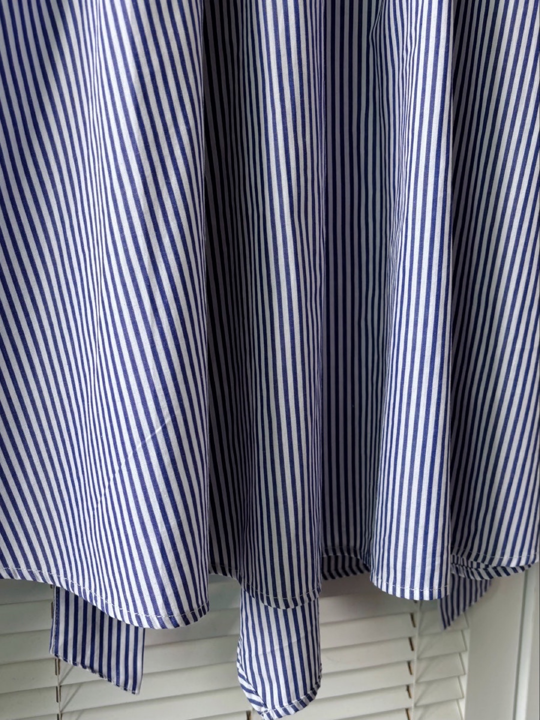 Vintage Stripe Midi Skirt with Belt & Lining - photo 5