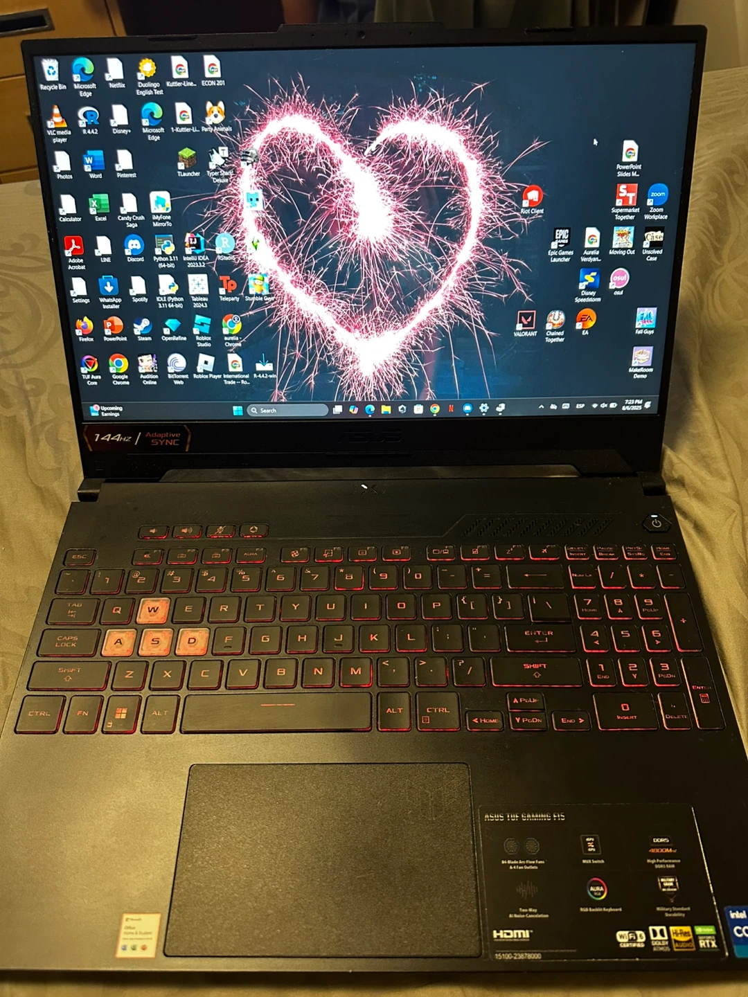 ASUS TUF Gaming F15 Laptop - Minor Scratches
