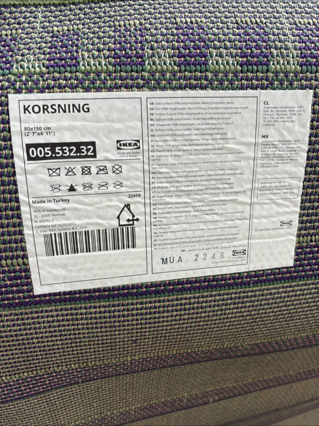 IKEA Korsning Rug, 2'7"x4'11" image indicator(2)