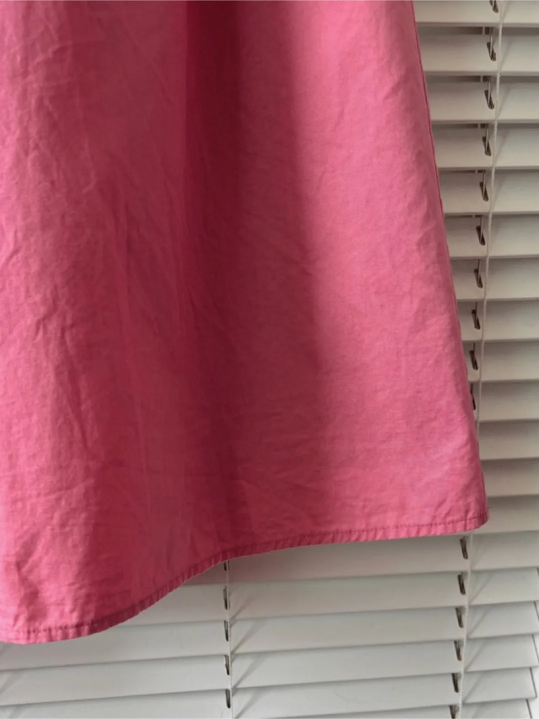 Pink 100% Cotton Midi Skirt with Lining image indicator(3)