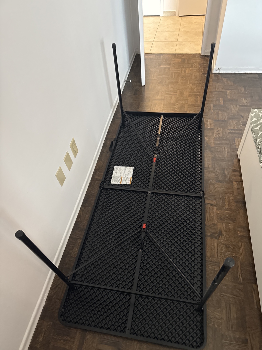 Black Folding Table - photo 3