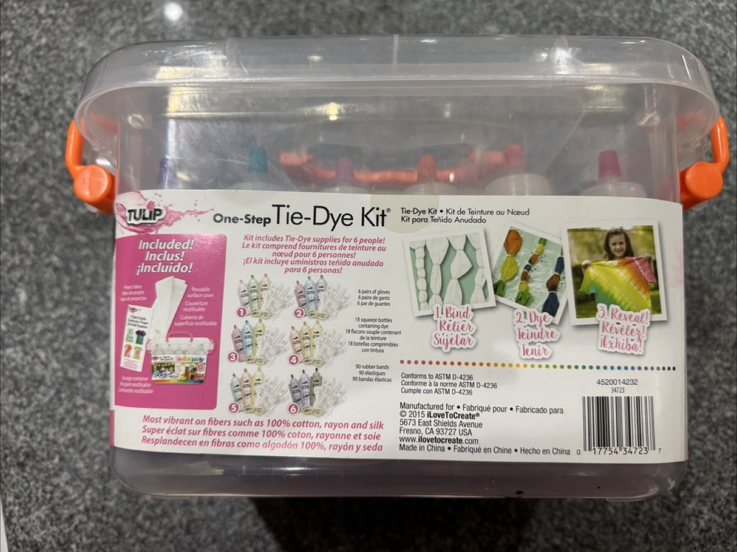 Tulip One-Step Tie-Dye Kit, Tie-Dye Party, 123 pc/pz - photo 3