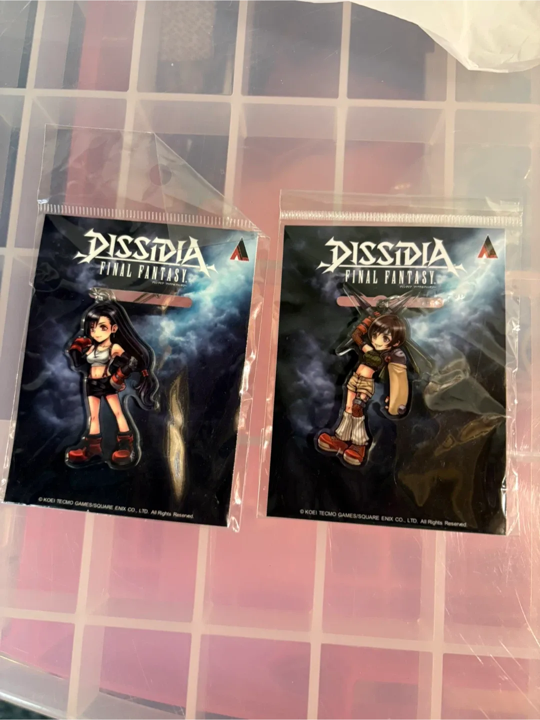 Final Fantasy VII remake rebirth tifa yuffie keychains thumbnail