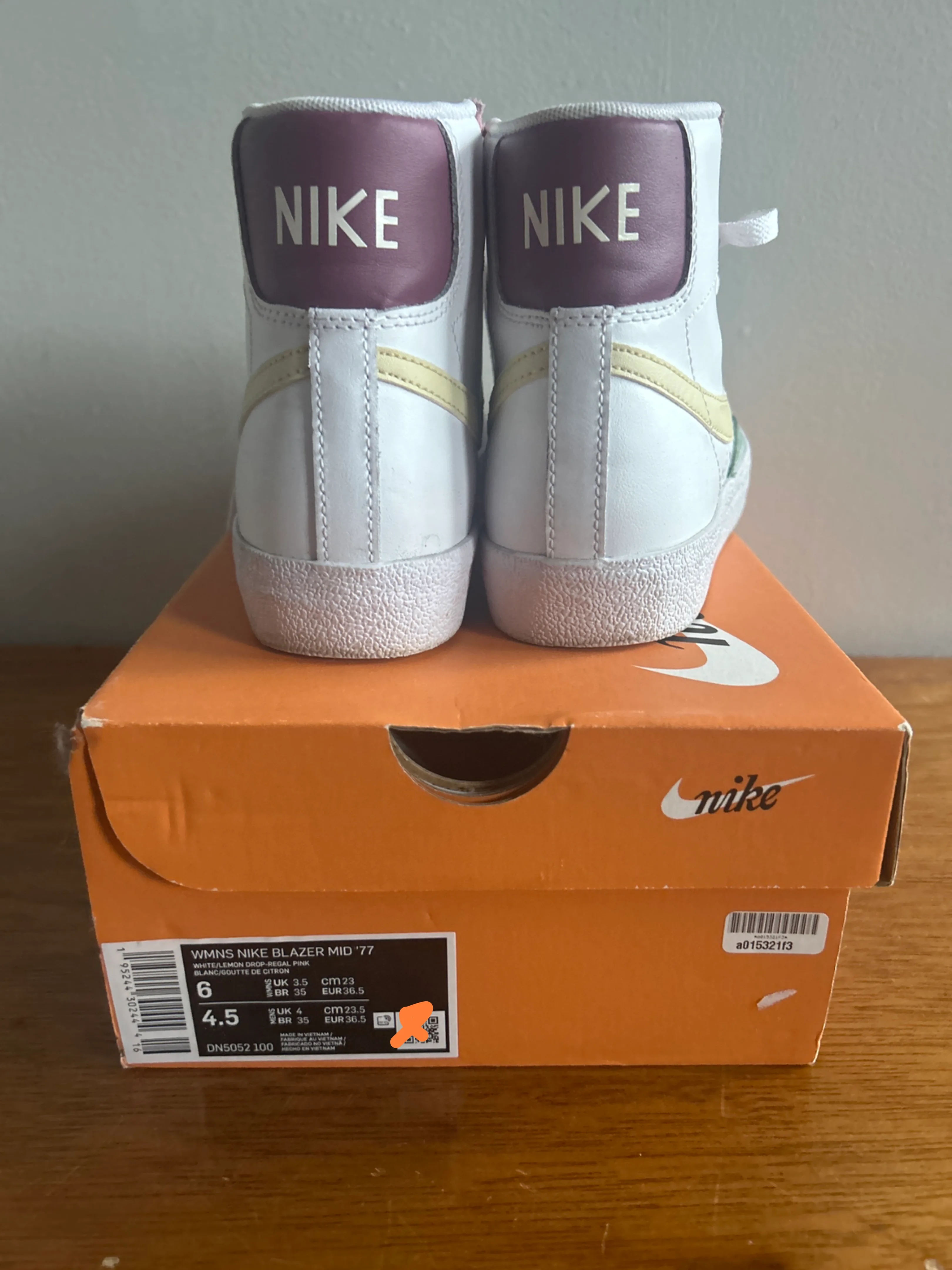 Nike Blazer Mid '77 WMNS – Multi-Color (White/Pink/Yellow/Green) image indicator(4)