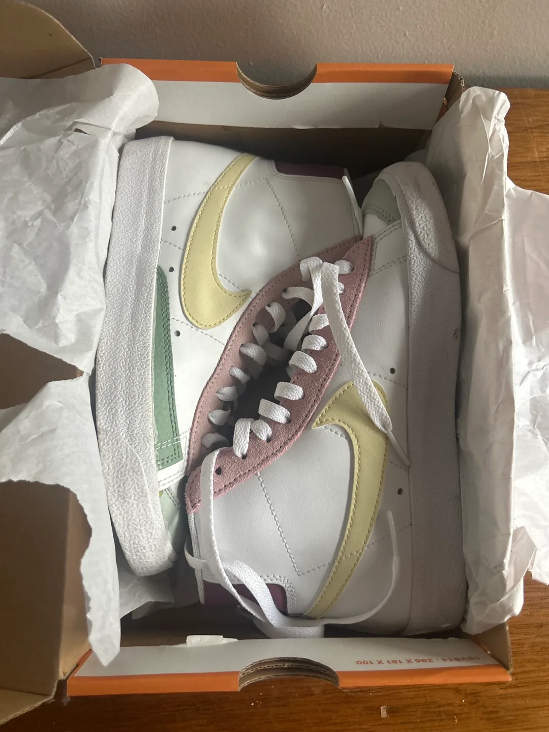 Nike Blazer Mid '77 WMNS – Multi-Color (White/Pink/Yellow/Green) image indicator(5)