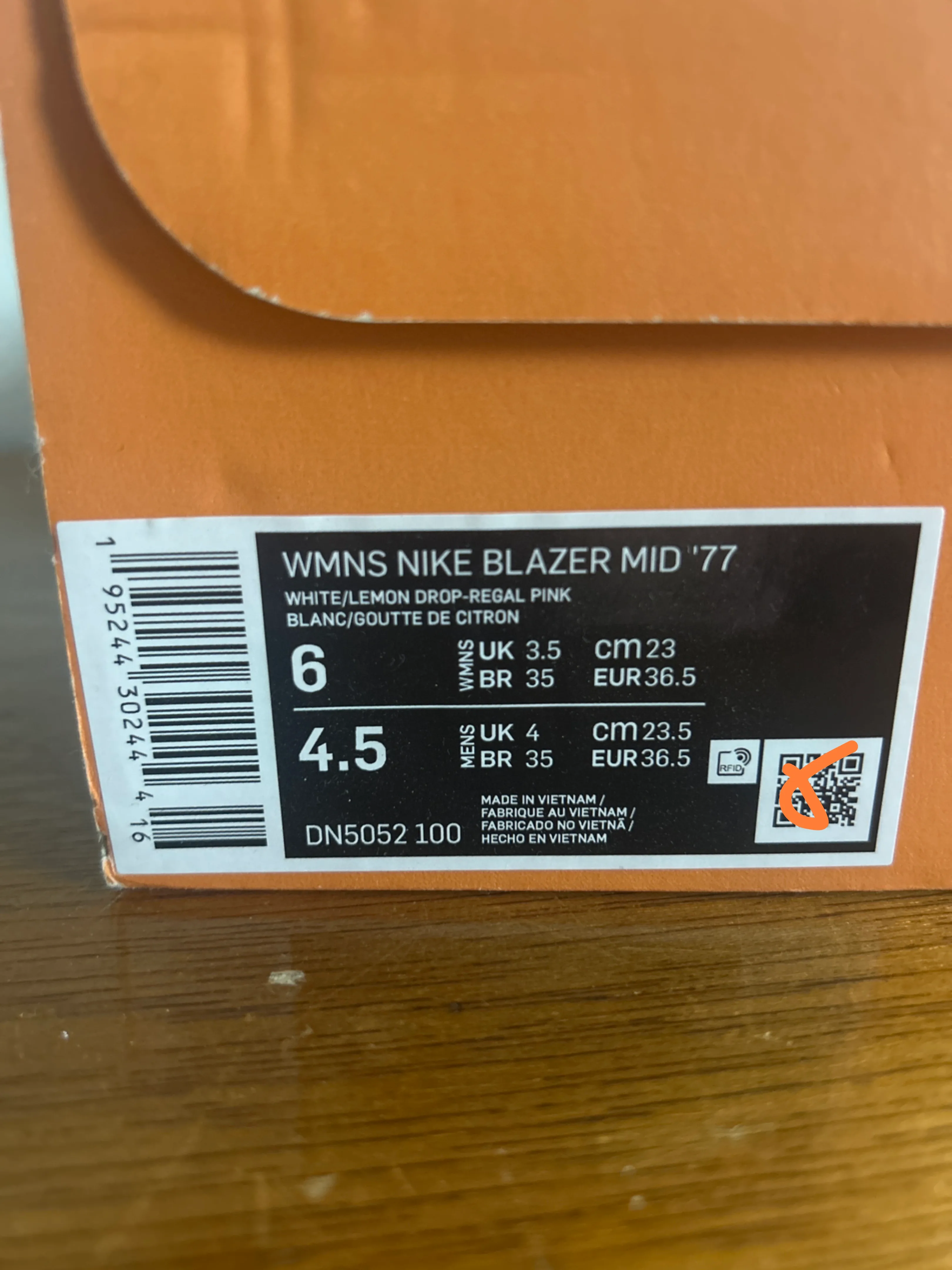 Nike Blazer Mid '77 WMNS – Multi-Color (White/Pink/Yellow/Green) image indicator(6)