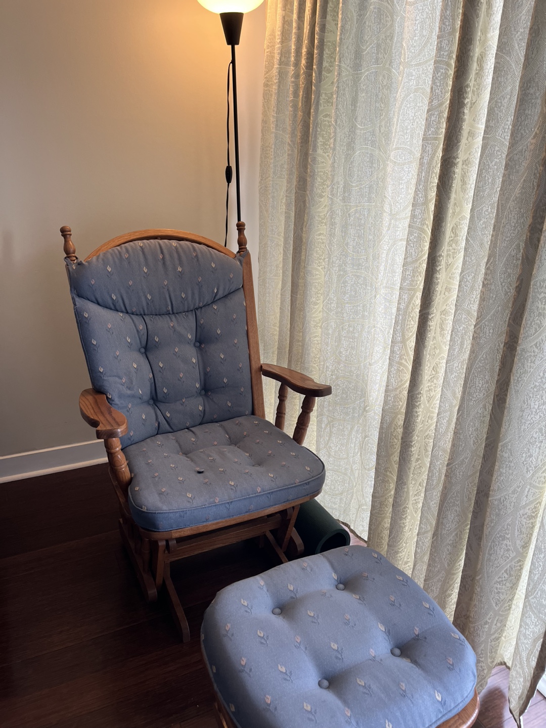 Rocking Chair with Ottoman - Nursery chair