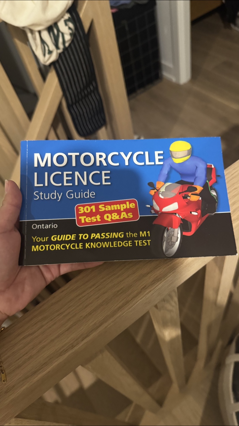 Motorcycle Licence Study Guide - Ontario M1 Test