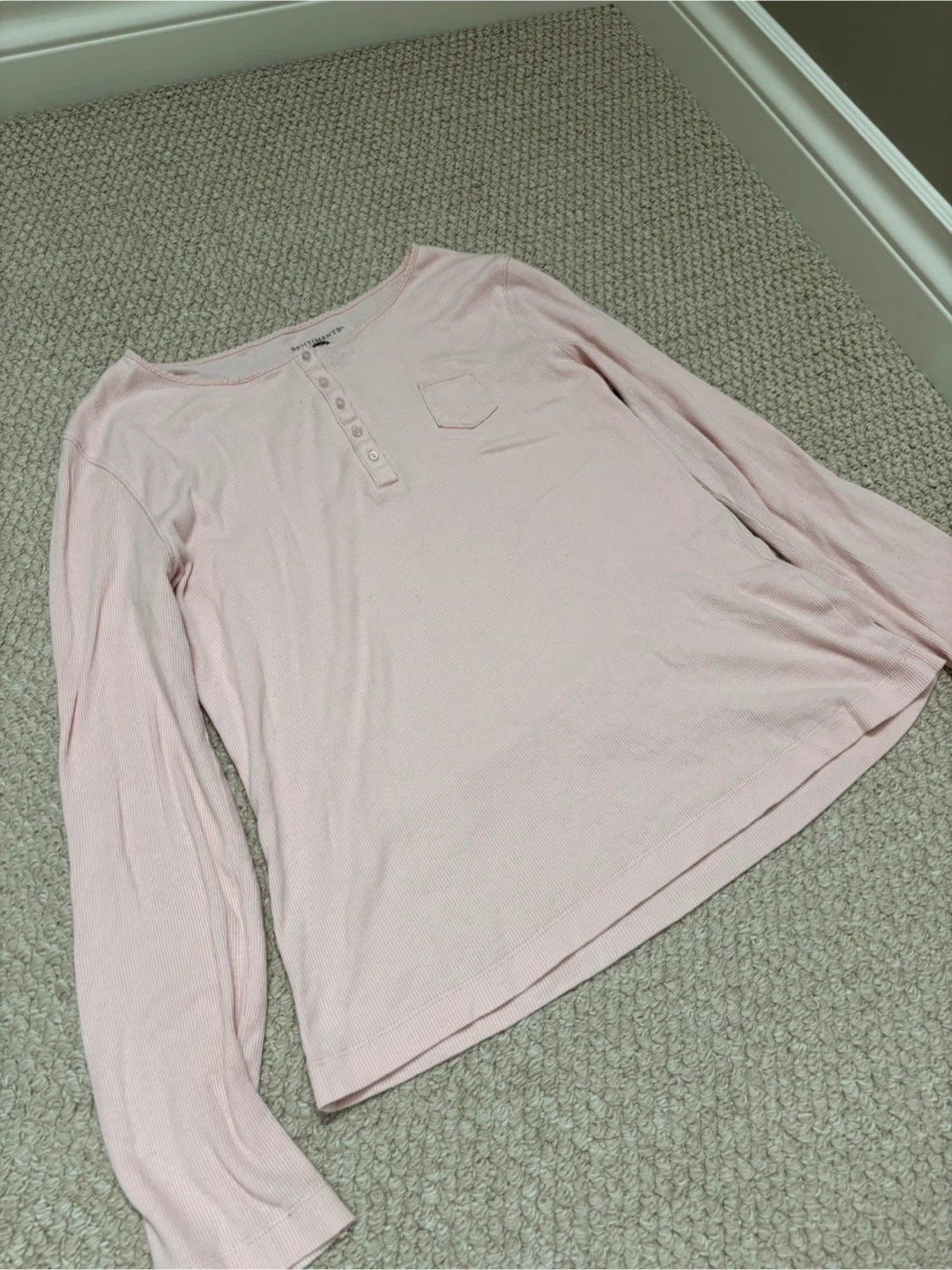 Sentiments Pink Bench Ribbed Top - MEDIUM (BRAND NEW) - photo 2