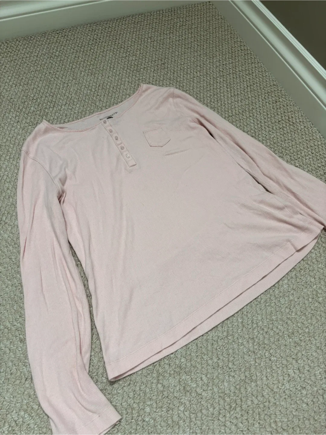 Sentiments Pink Bench Ribbed Top - MEDIUM (BRAND NEW) image indicator(2)