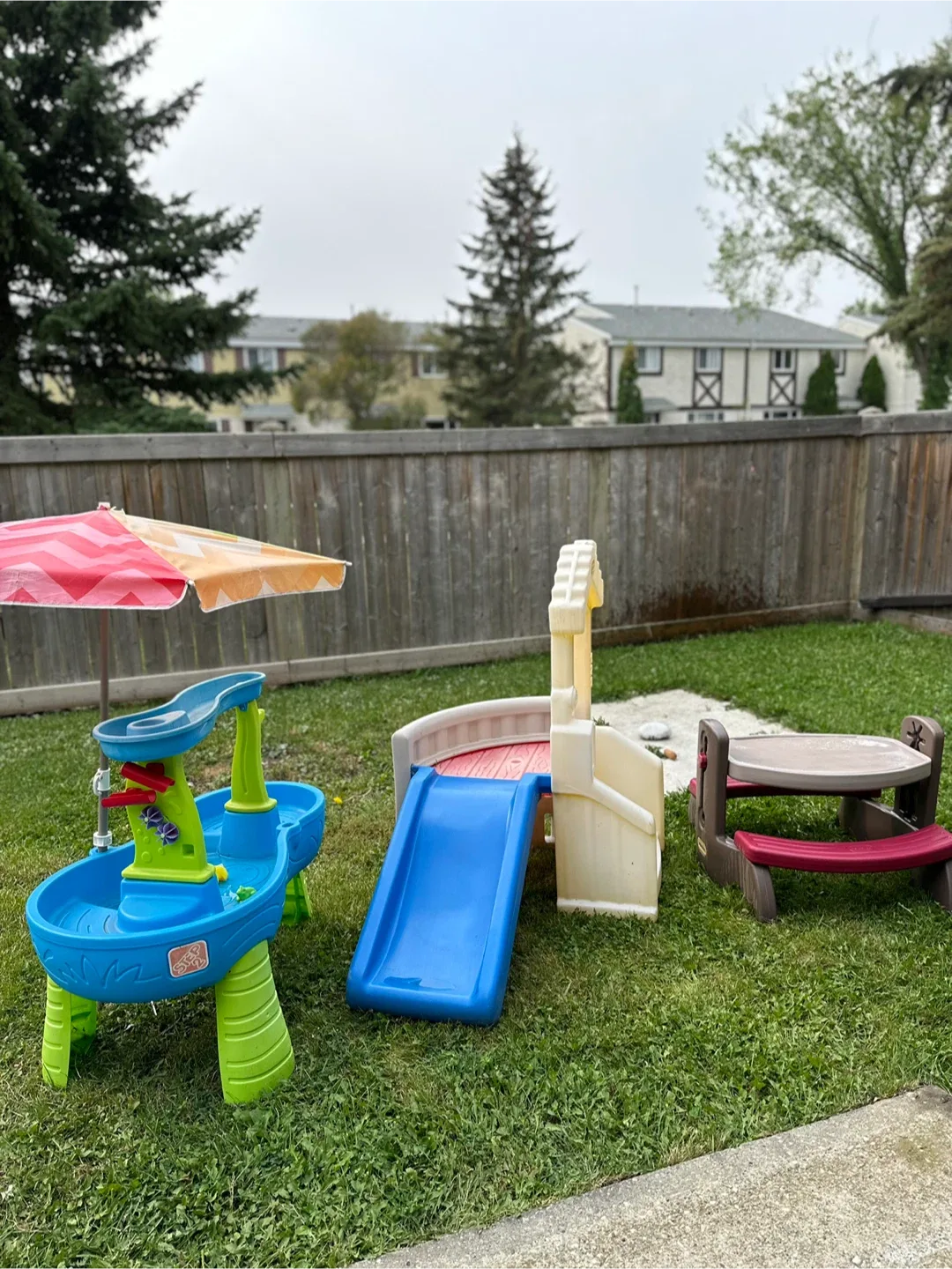 Step2 Water Table, Slide and Picnic Table Set