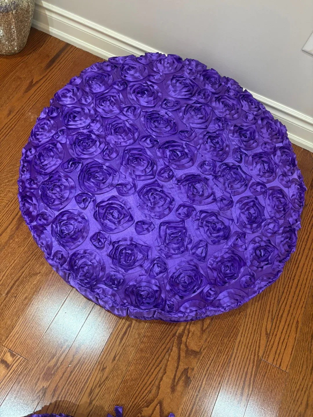 Purple Rose Decorative Pillow Set image indicator(5)