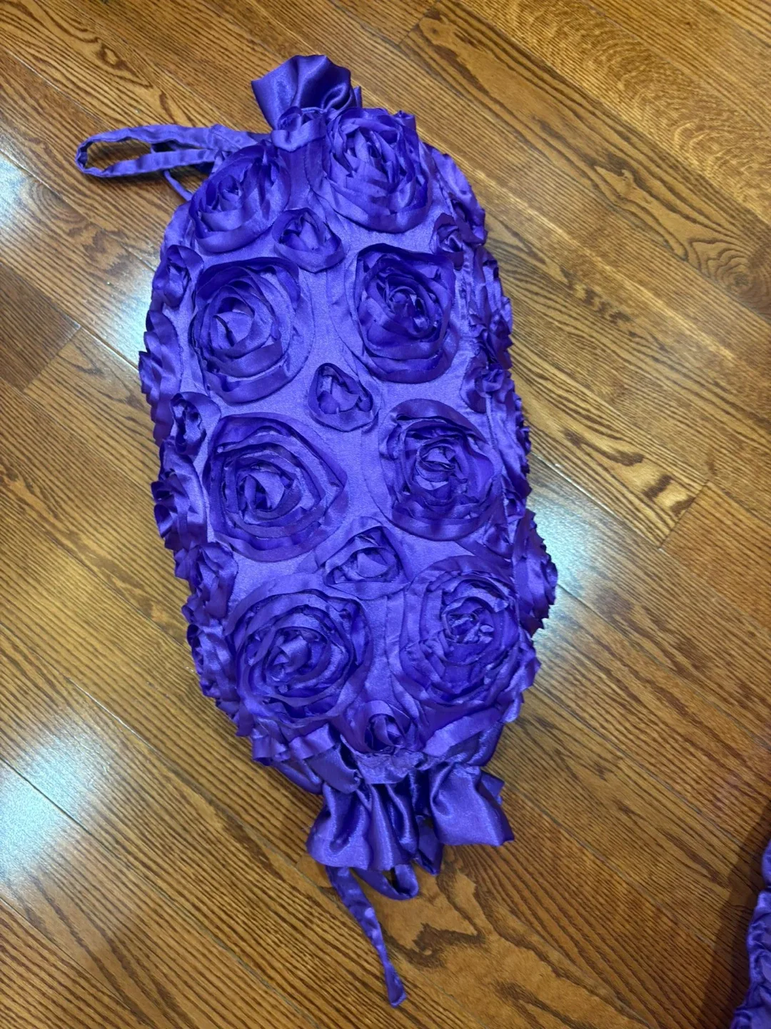 Purple Rose Decorative Pillow Set image indicator(3)