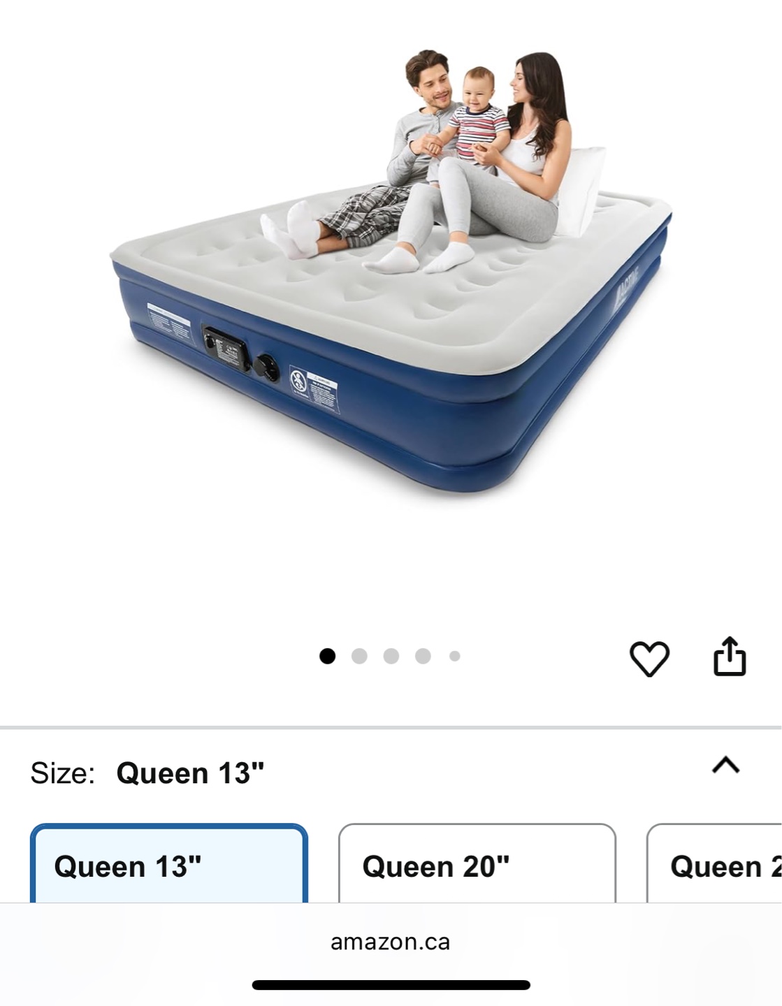 Active Era Queen Size Air Mattress - 13"