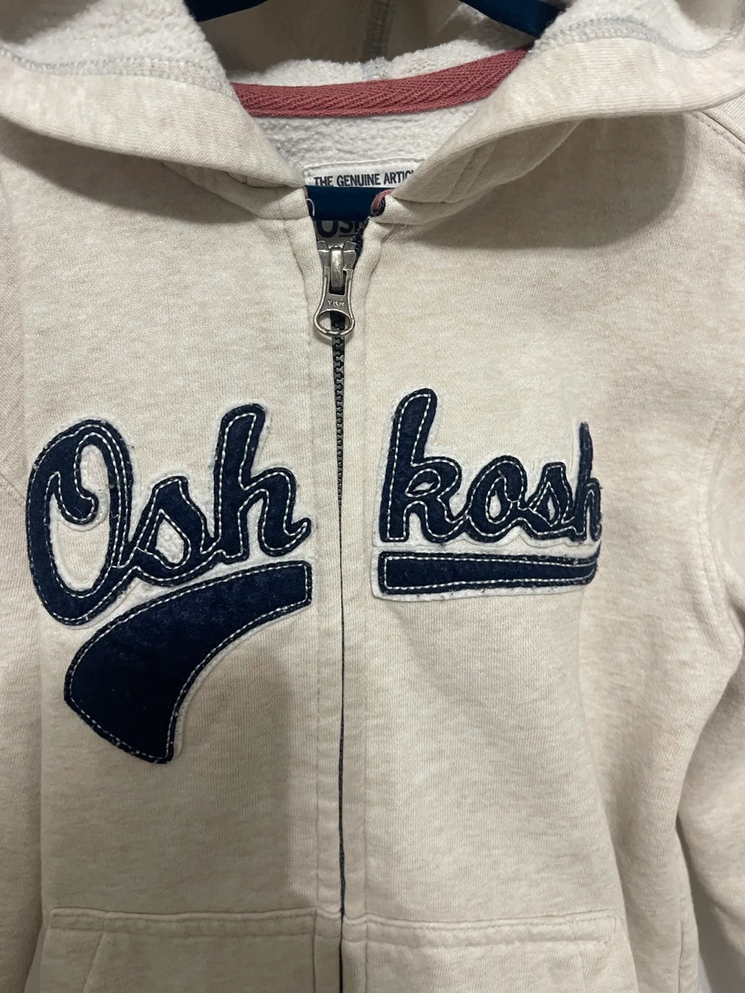 Size 5 Oshkosh Boys zipper hoodie image indicator(2)