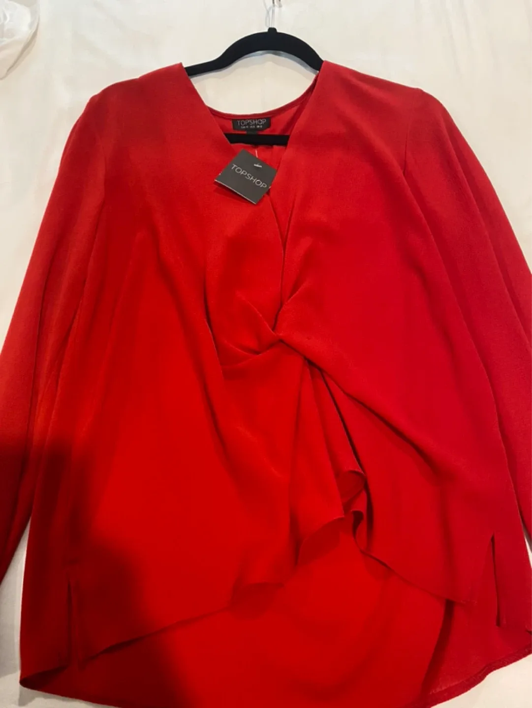 Topshop Red Blouse image indicator(3)