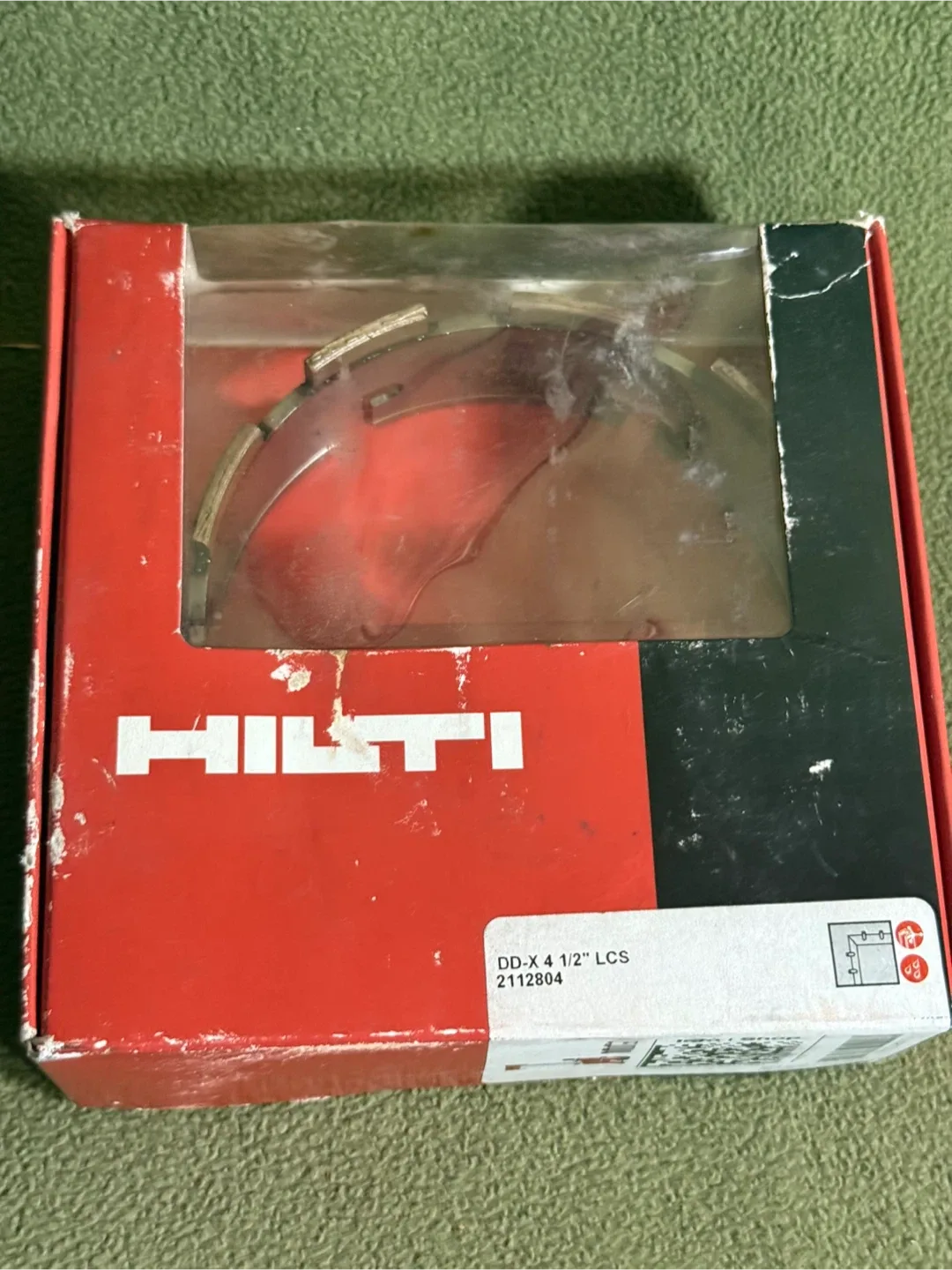 Hilti Model: DD-X 4 1/2" LCS2112804 Diameter: 4 1/2 inches thumbnail