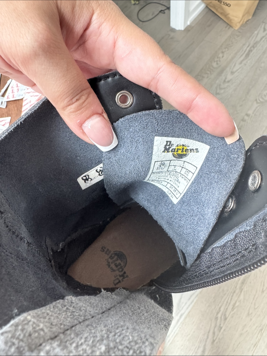 Dr. Martens Black Jadon Platform Boots Size US 8 - photo 4